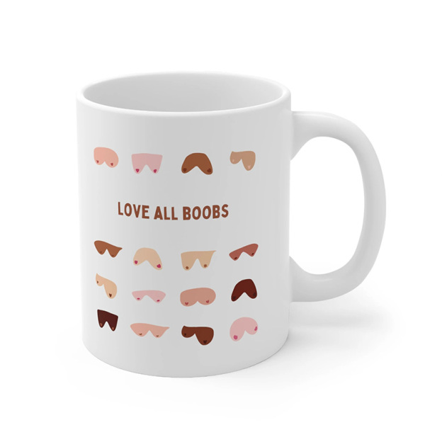 Love All Boobs Coffee Mug