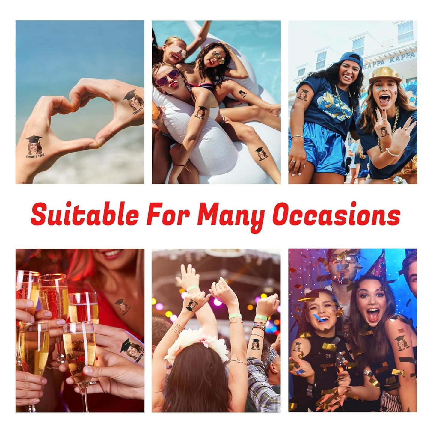 Customized face tattoos