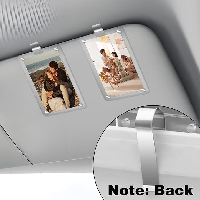 Custom Photo Car Visor Clip