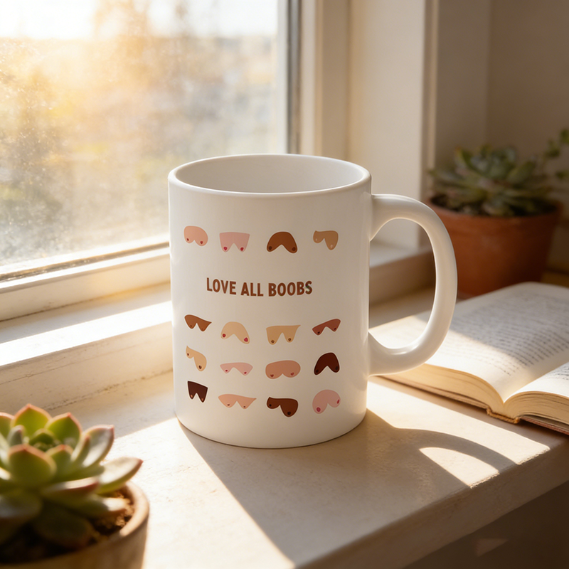 Love All Boobs Coffee Mug