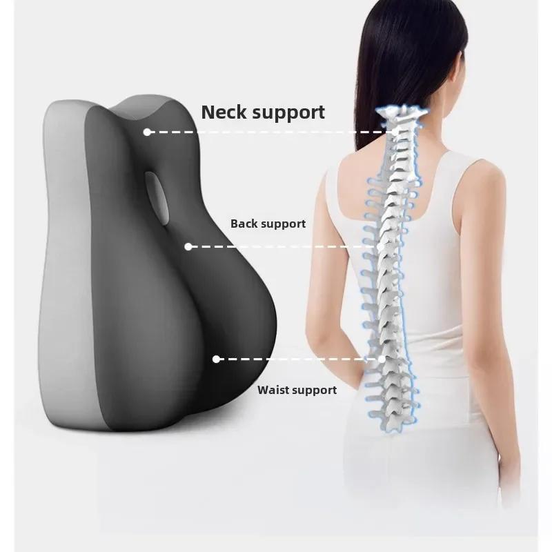 Couple hip cushion maternity pillow support lumbar pillow lumbar orthopedic pillow adult sitting and lying in bed on the lumbar cushion