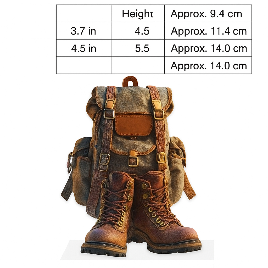 Personalized Hiking 2D Flat Acrylic Ornament