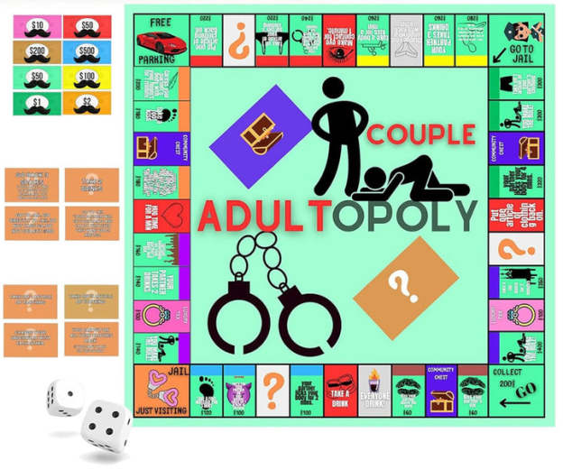 Adult Monopoly Board