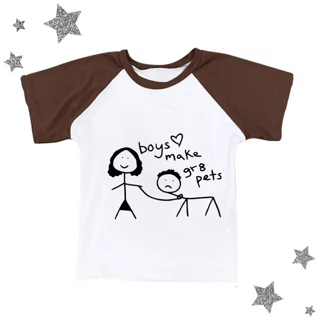 Matchmaker Letter Print T-Shirt