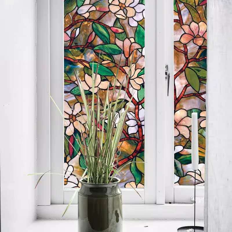 Colored sunshade decorative glass stickers