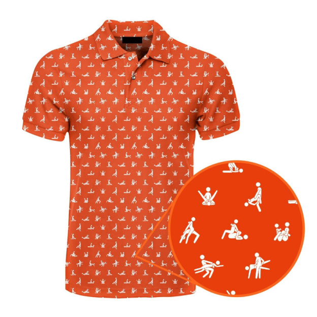 Sex Education Tinder Fun Golf Polo Shirt