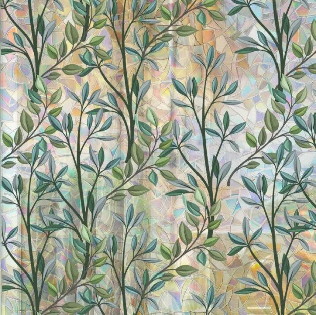 Colored sunshade decorative glass stickers