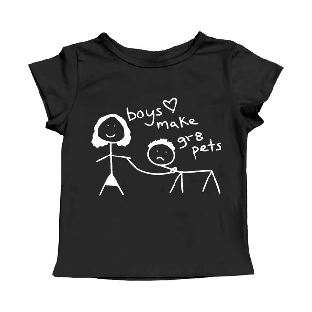 Matchmaker Letter Print T-Shirt