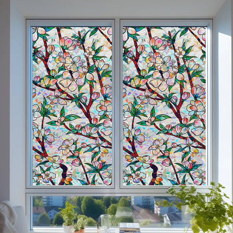 Colored sunshade decorative glass stickers