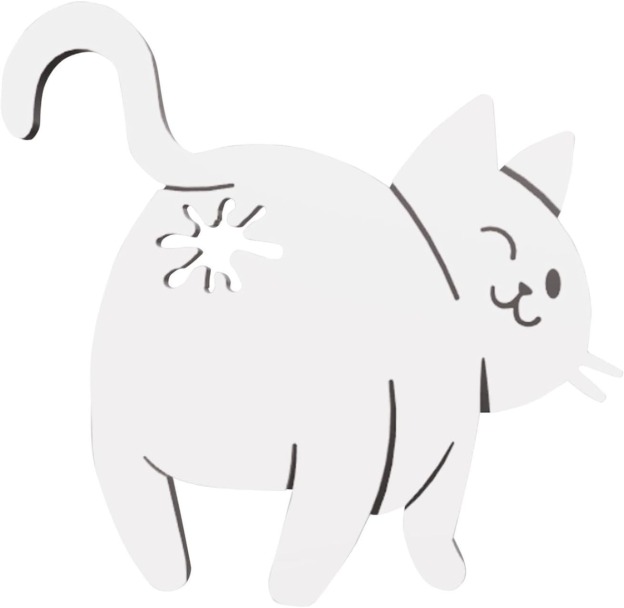 Cat Ass Bread Bag Tie Reusable Clip