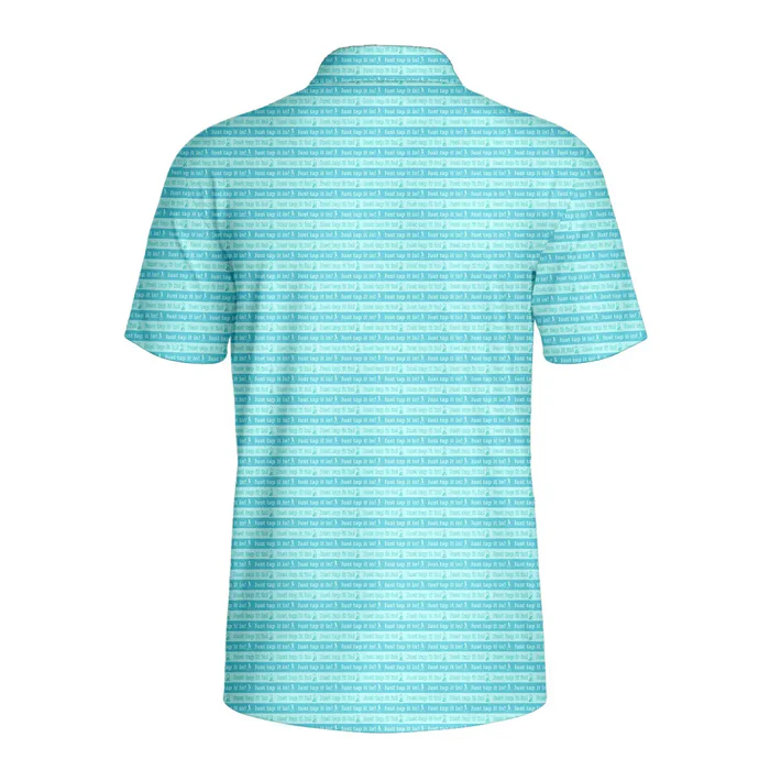 3d printed polo shirt short sleeve t-shirt for men