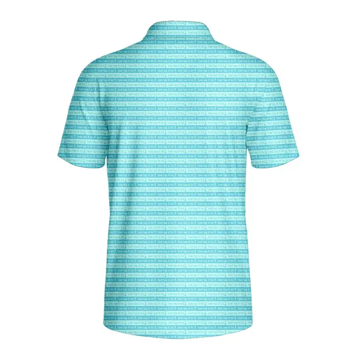 3d printed polo shirt short sleeve t-shirt for men