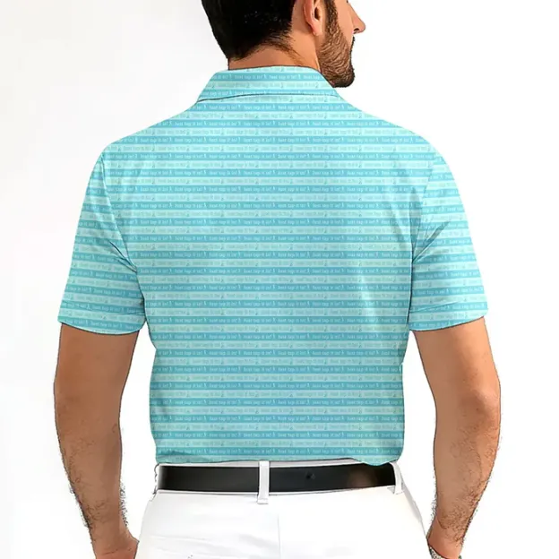 3d printed polo shirt short sleeve t-shirt for men