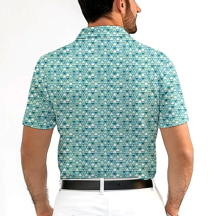 3d printed polo shirt short sleeve t-shirt for men