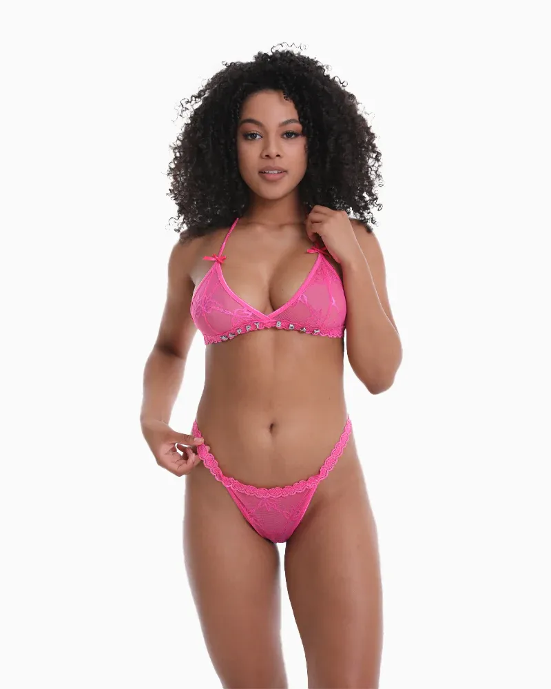 Seductive Name Thong Set