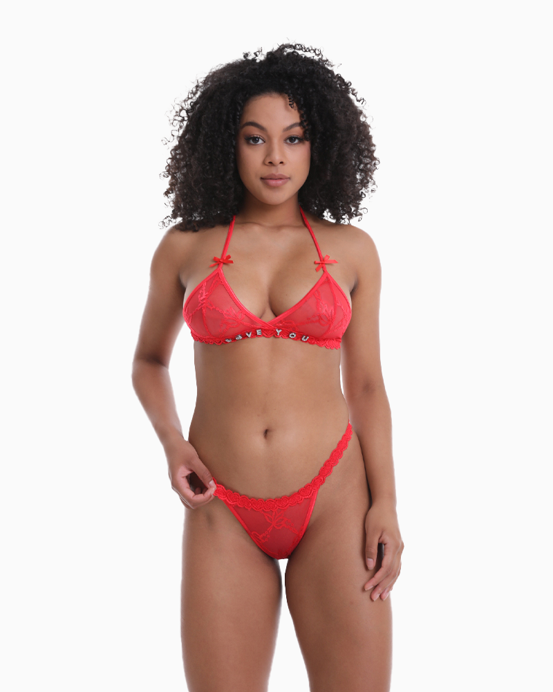 Seductive Name Thong Set