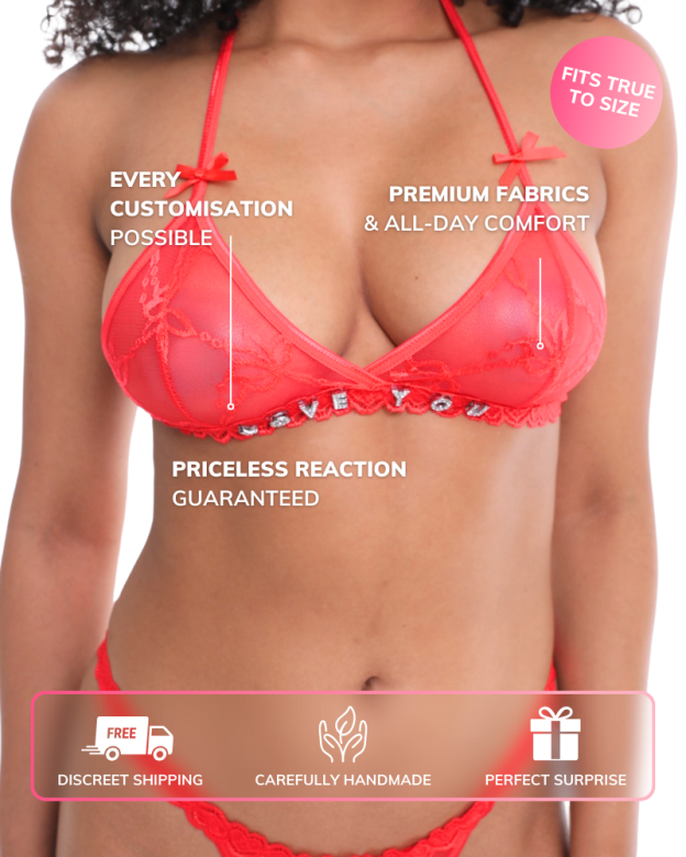 Seductive Name Thong Set