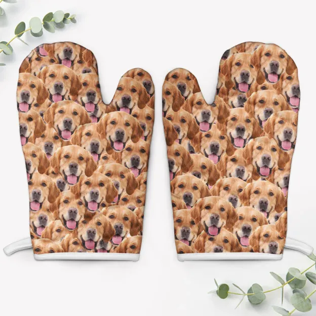 Personalized Oven Mitts