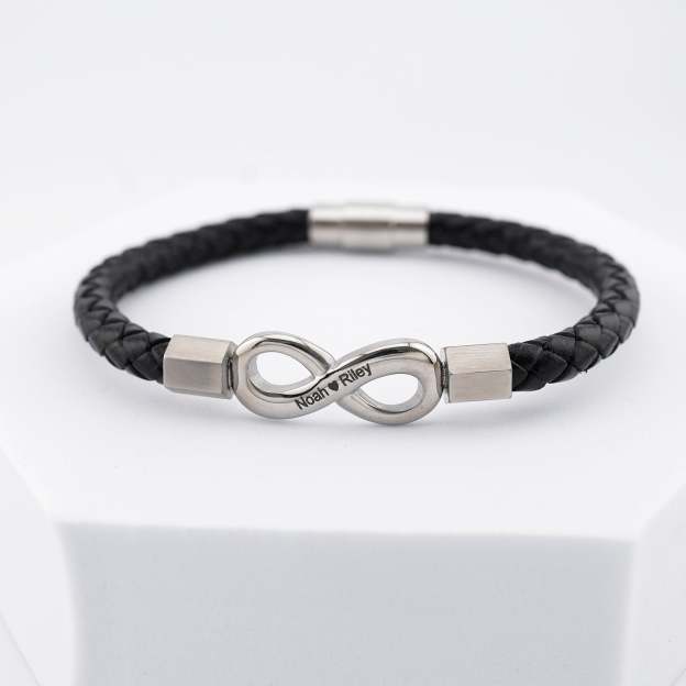 "To My Man" - Infinity PersonalizedBracelet