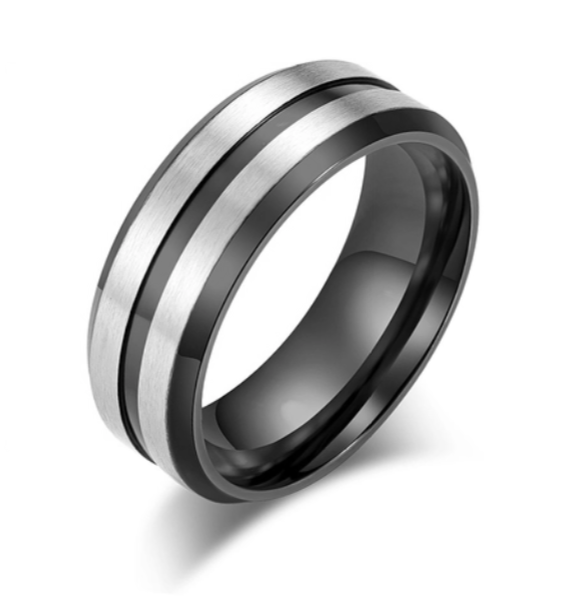 Personalized Custom Text Promise Ring - Gift For Couple