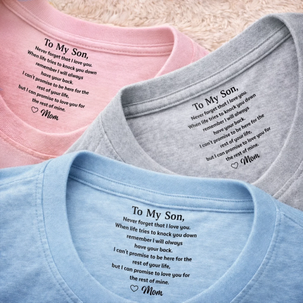 Custom Inside Neck Print T-Shirt