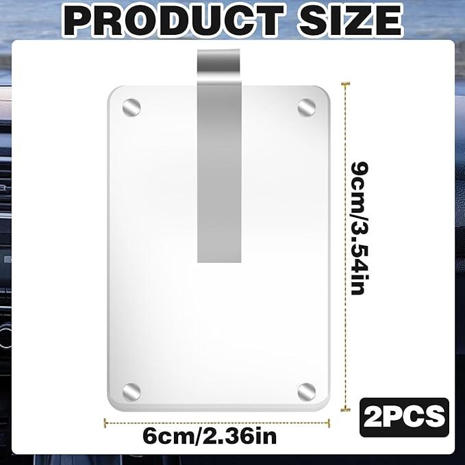 Custom Photo Car Visor Clip