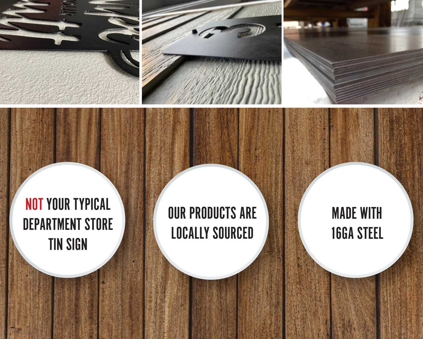 Peek-a-boo Middle Finger Sasquatch Metal Tag