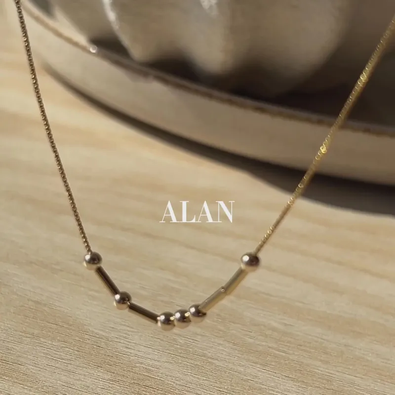 Morse Code Necklace
