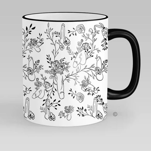 Floral Willy Mug