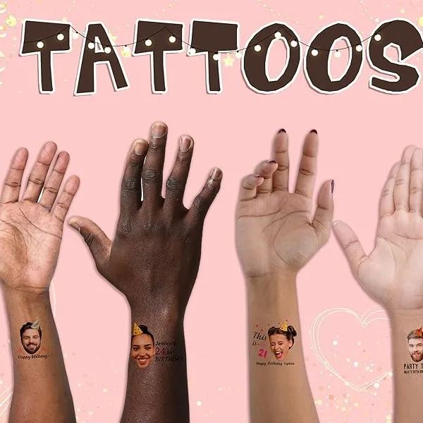 Customized face tattoos