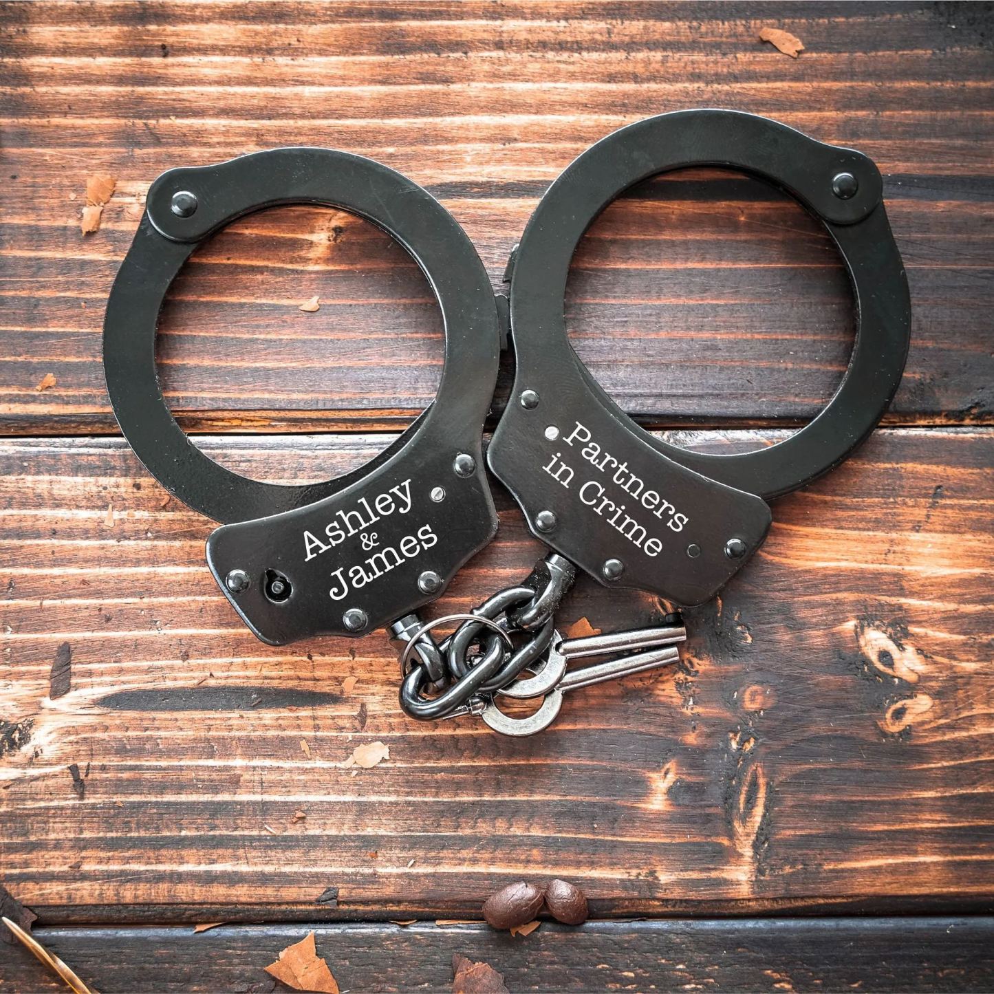 Personalized Handcuffs Holiday Gifts