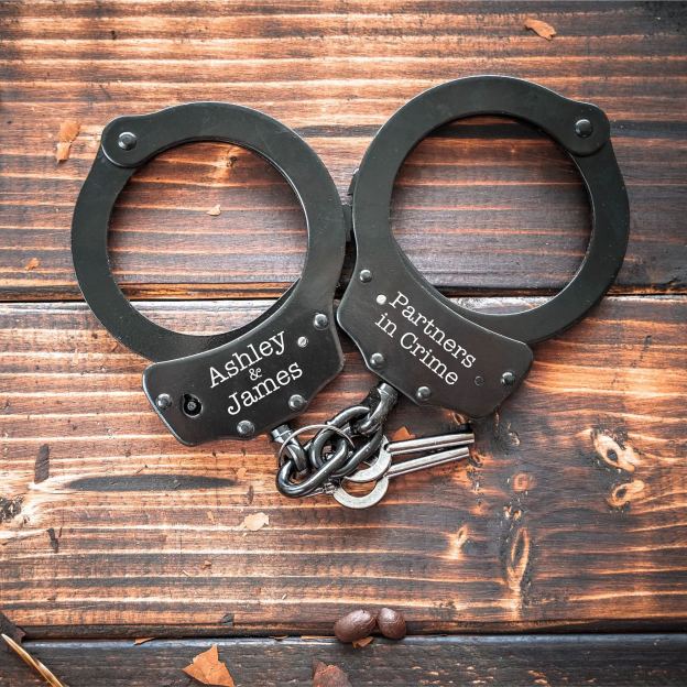 Personalized Handcuffs Holiday Gifts
