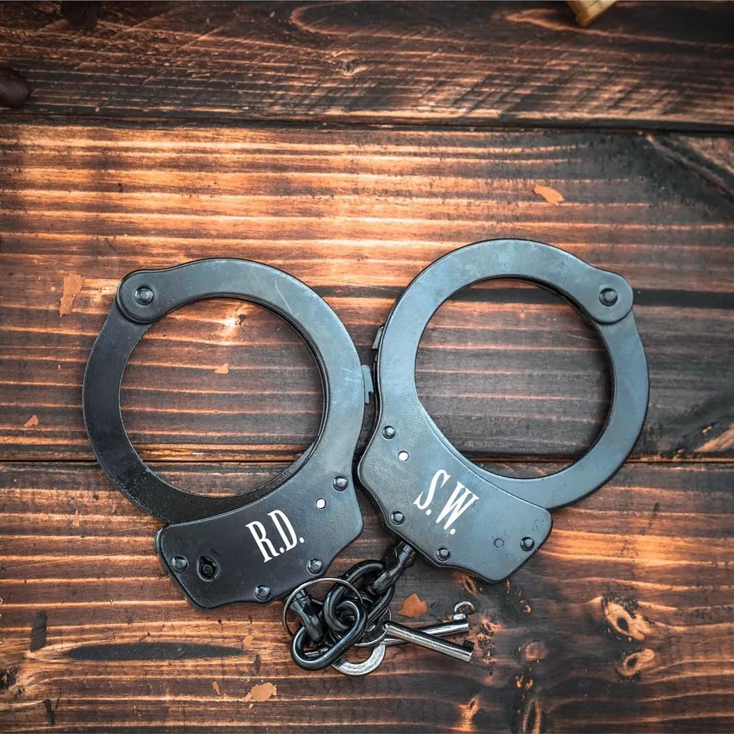 Personalized Handcuffs Holiday Gifts