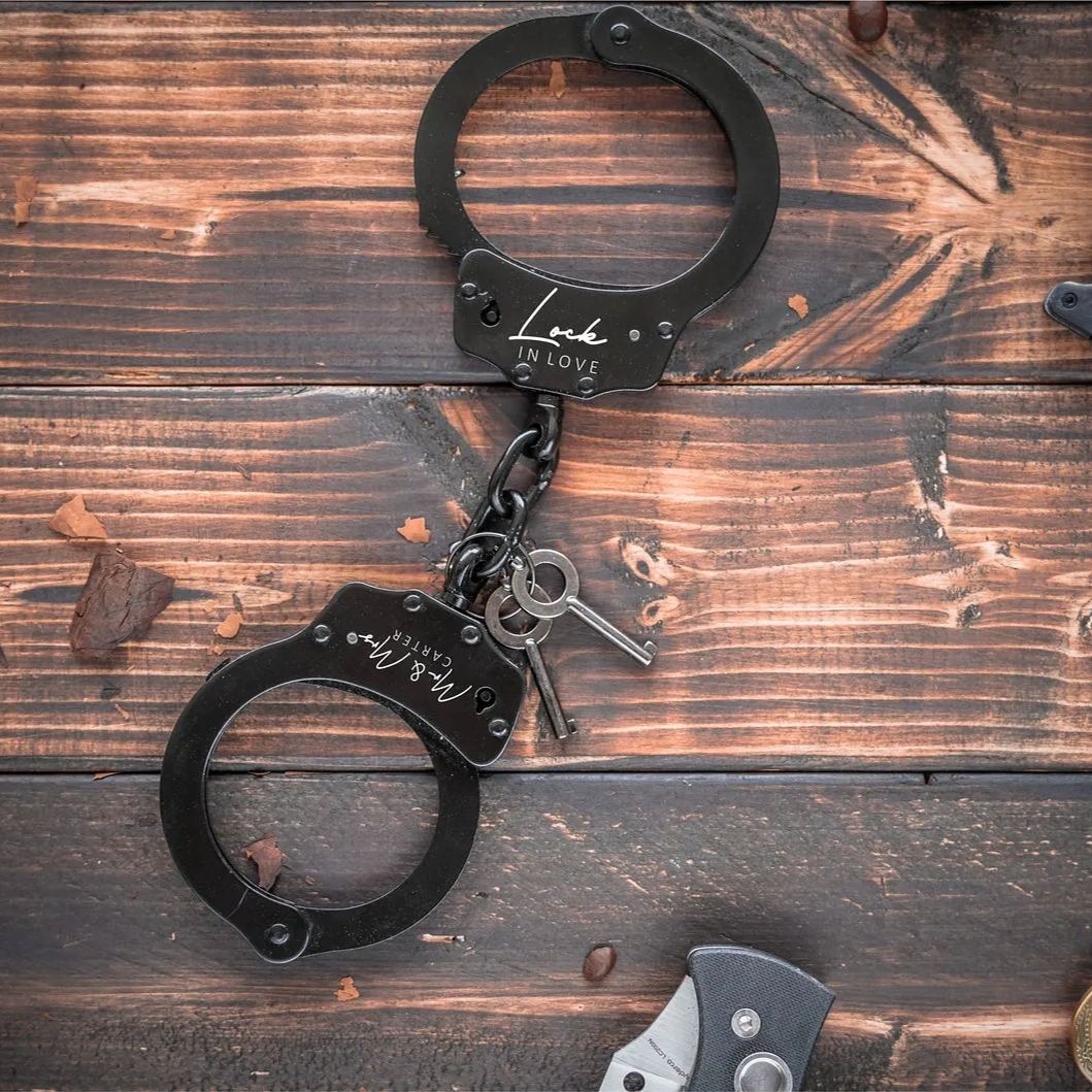 Personalized Handcuffs Holiday Gifts