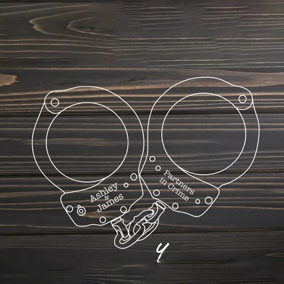 Personalized Handcuffs Holiday Gifts