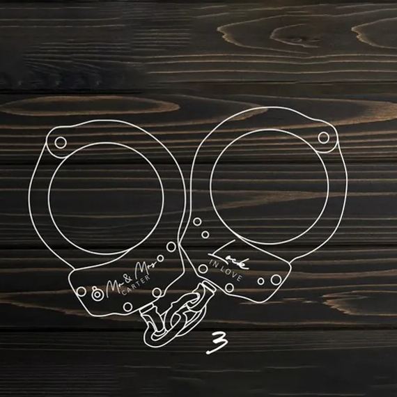 Personalized Handcuffs Holiday Gifts