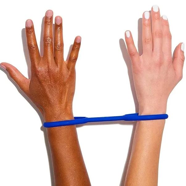 Safety Rubber Silicone Overmoulded Handcuffs