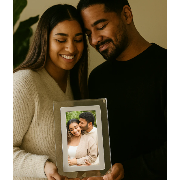 Acrylic digital photo frame video player