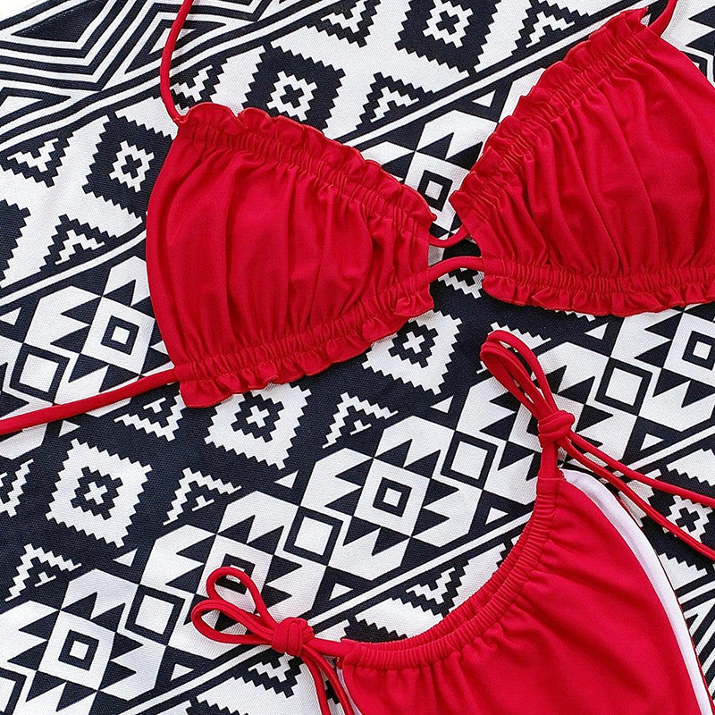 Halter Neck Bikini Set