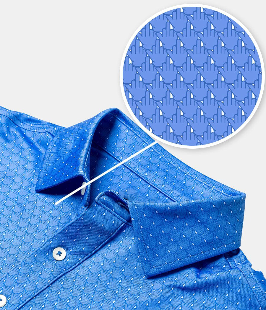 Men's Casual 3D Printed Polo Shirt