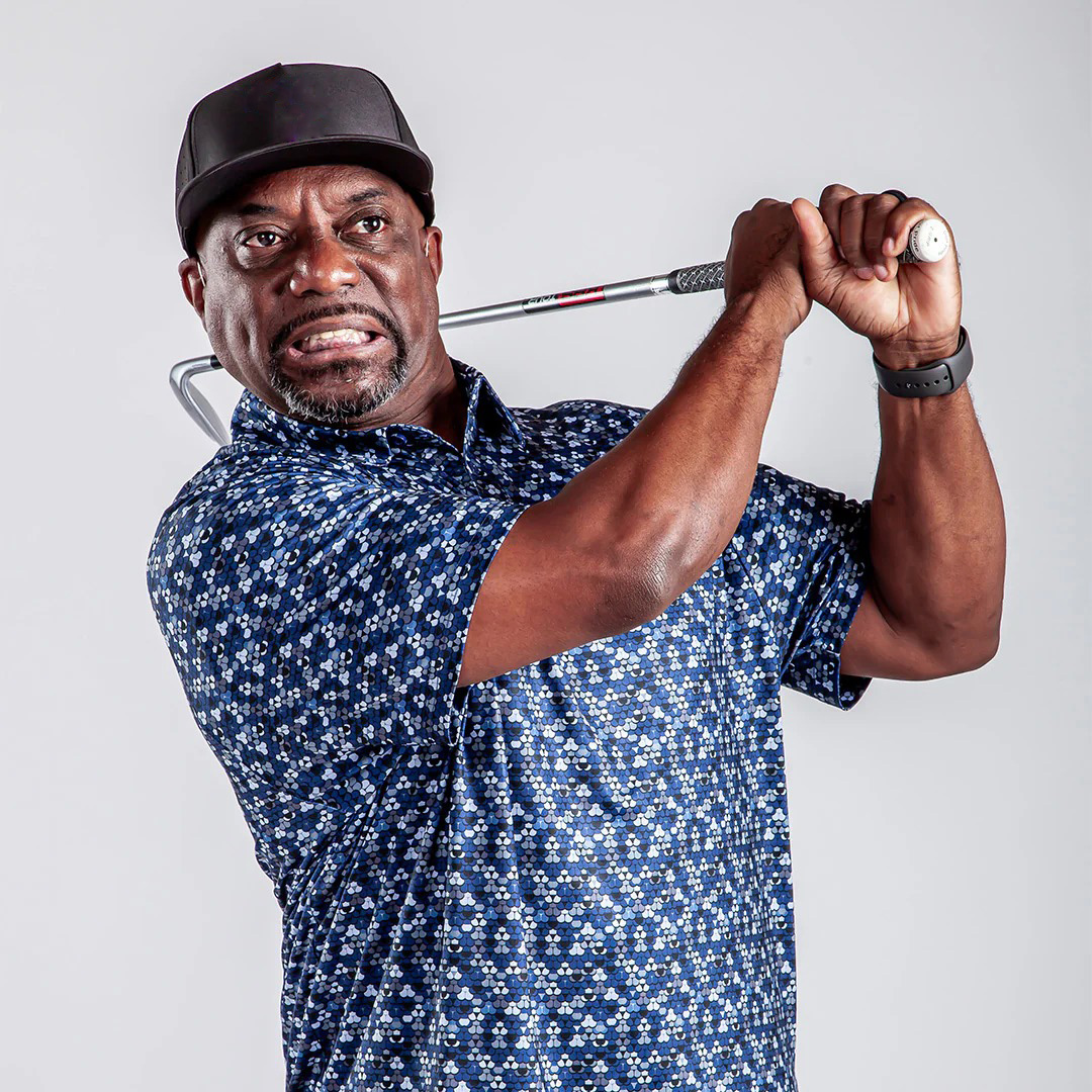 Fun Print Short Sleeve Golf Shirt