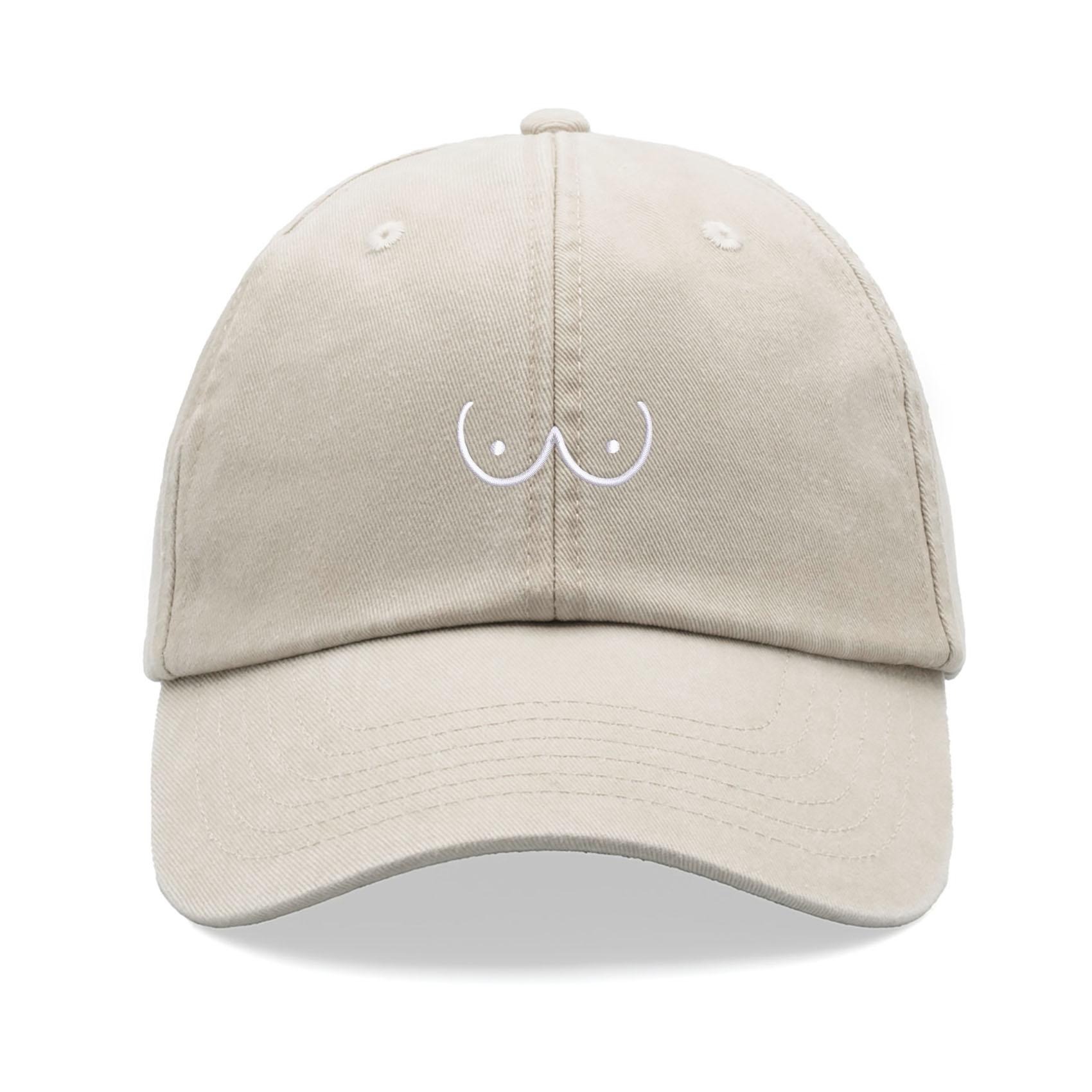 Chest Cartoon Baseball Cap Retro Washed Unisex