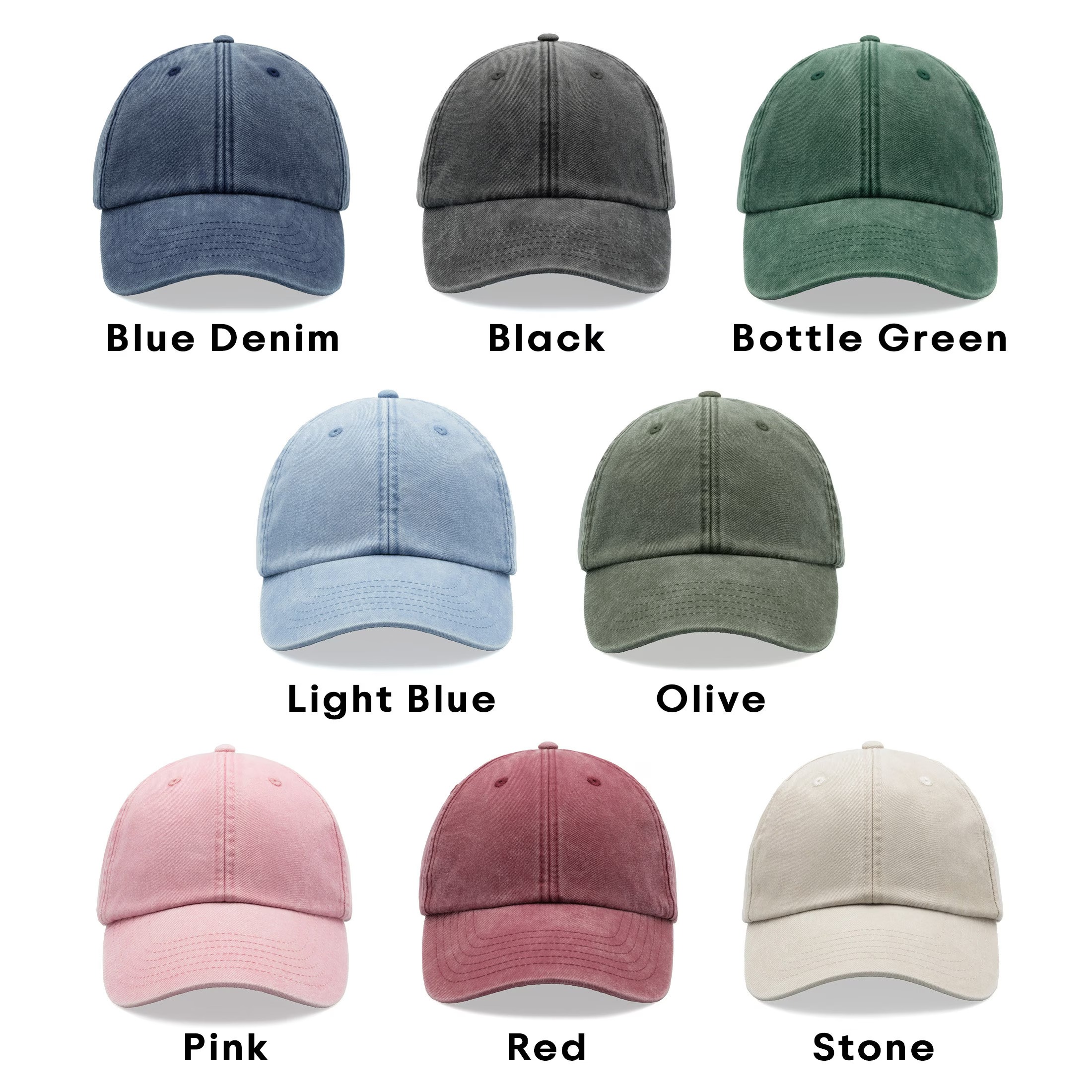 Chest Cartoon Baseball Cap Retro Washed Unisex