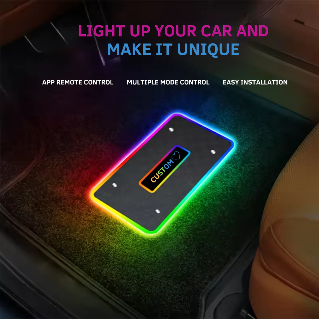 Car LED Colorful Floor Mats
