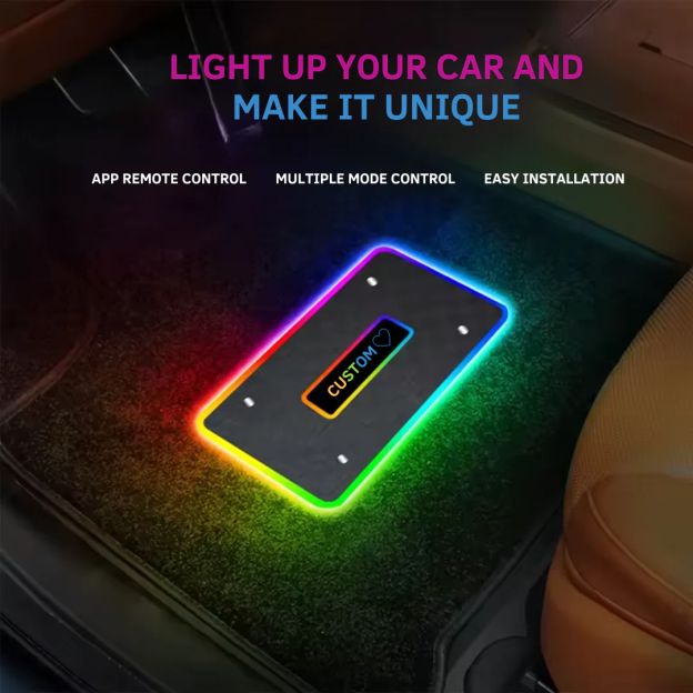 Car LED Colorful Floor Mats