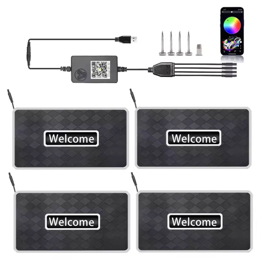 Car LED Colorful Floor Mats