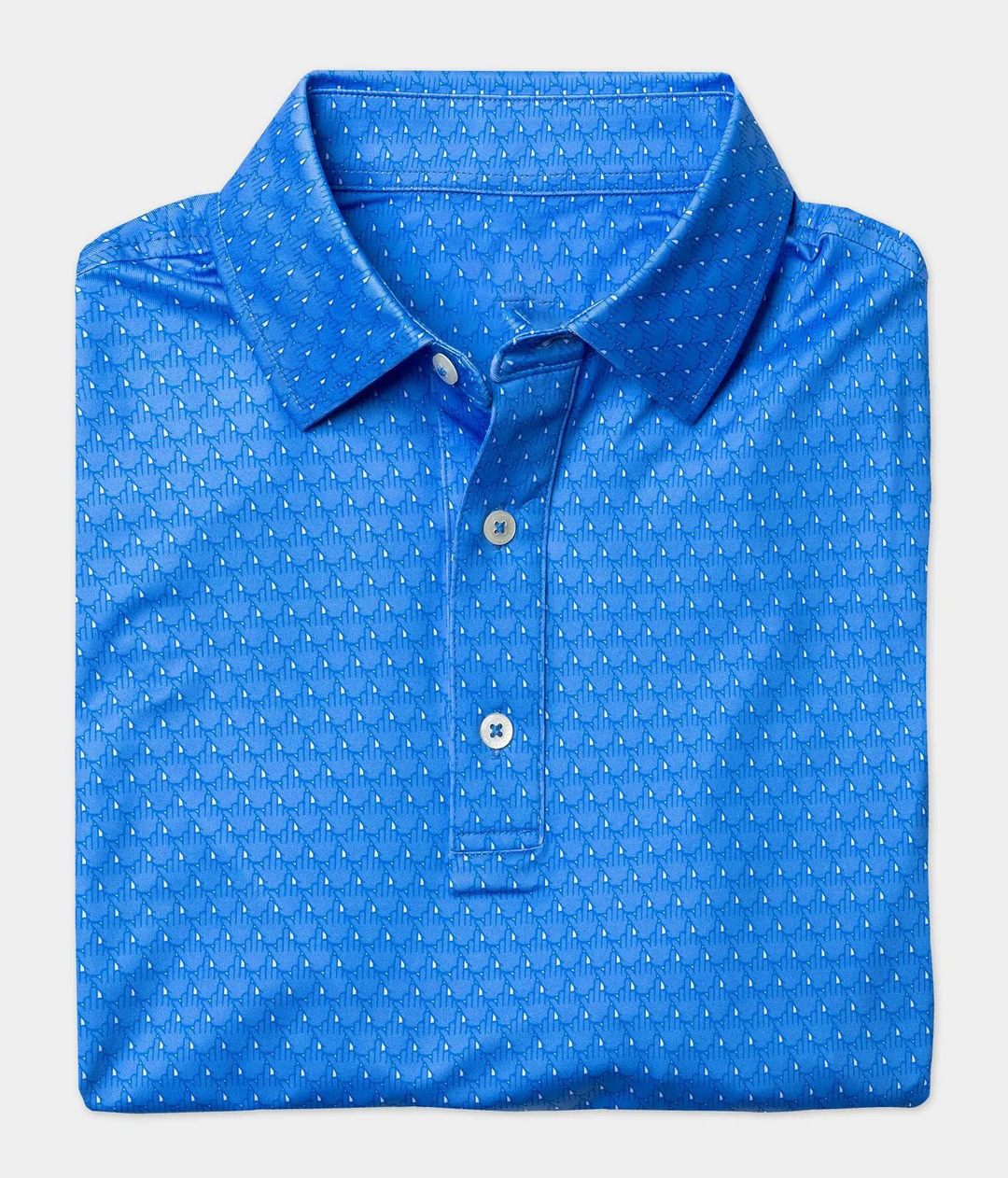Men's Casual 3D Printed Polo Shirt