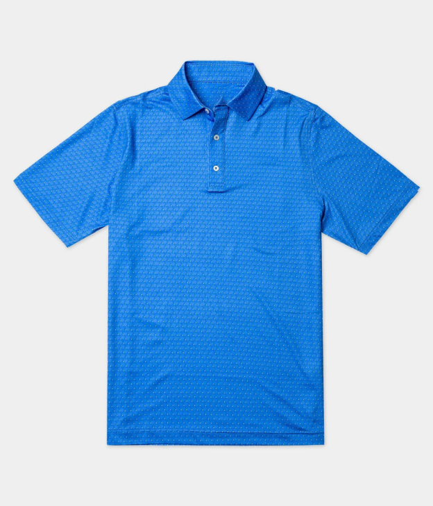 Men's Casual 3D Printed Polo Shirt