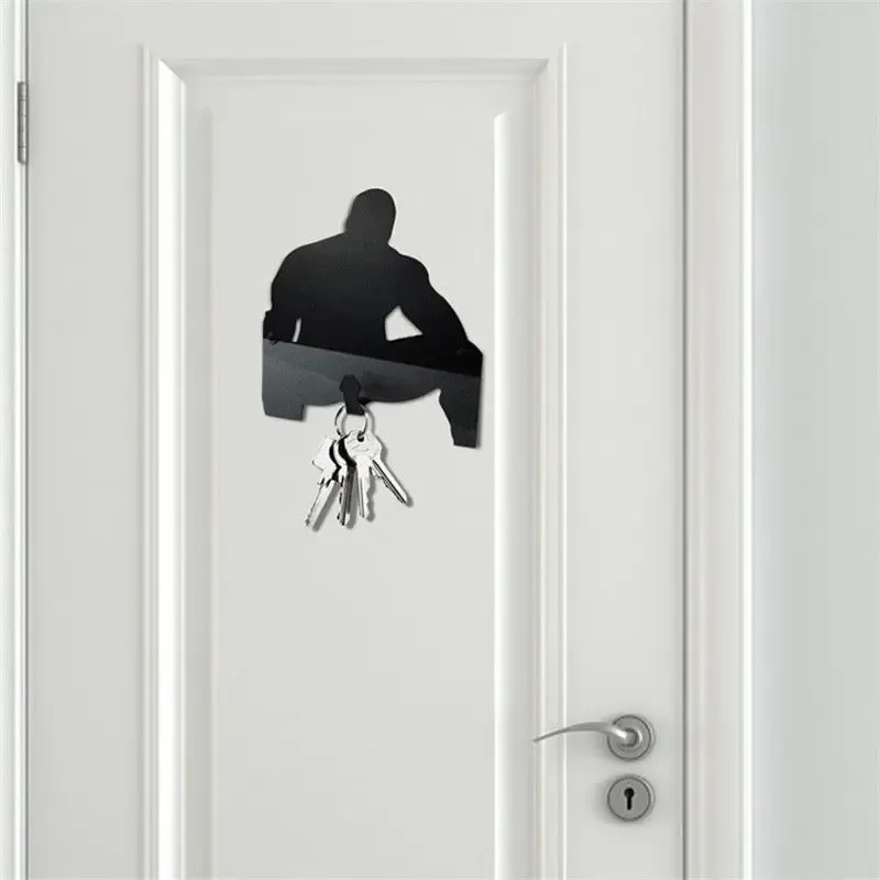 Fun stainless steel key hook