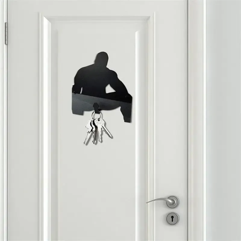 Fun stainless steel key hook